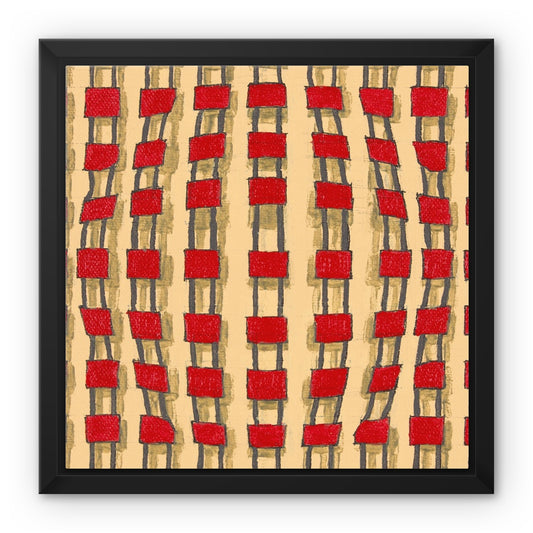 Breaking Out 01 Framed Canvas