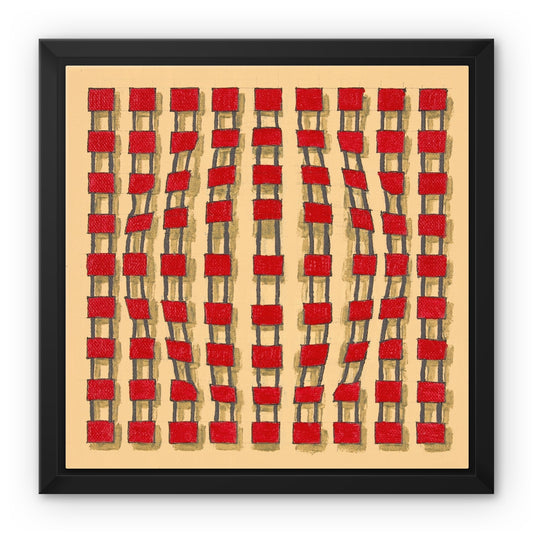 Breaking Out 01 Framed Canvas